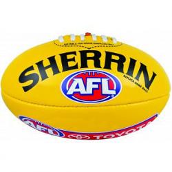 Sherrin PVC Replica Game Ball Aussie Rules Football Sherrin PVC Replica Game Ball Aussie Rules Football