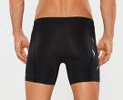 2XU 1/2 Short black rear