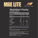 Redcon1 MRE LITE Meal Replacement nutrition panel