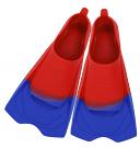 Zoggs Ultra Blue Short Fins red