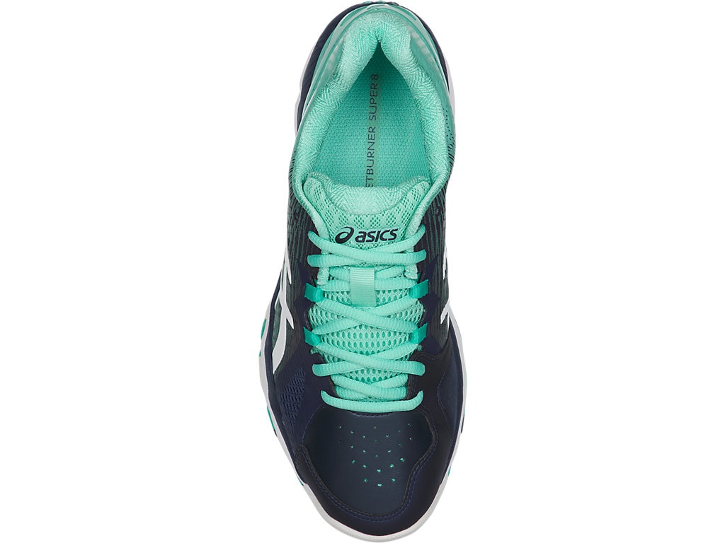 gel netburner super 8 netball trainers