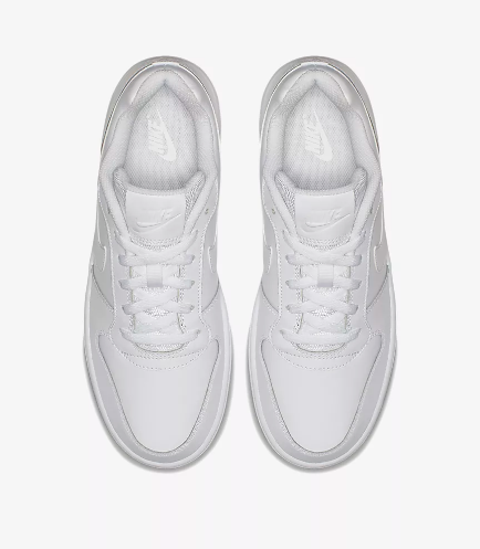 nike ebernon low top sneakers white