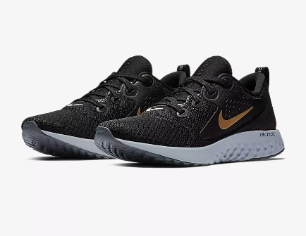 nike legend react black womens