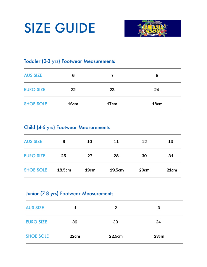 sizing guide