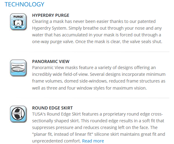 tusa imprex mask technology