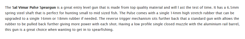 pulse gun details
