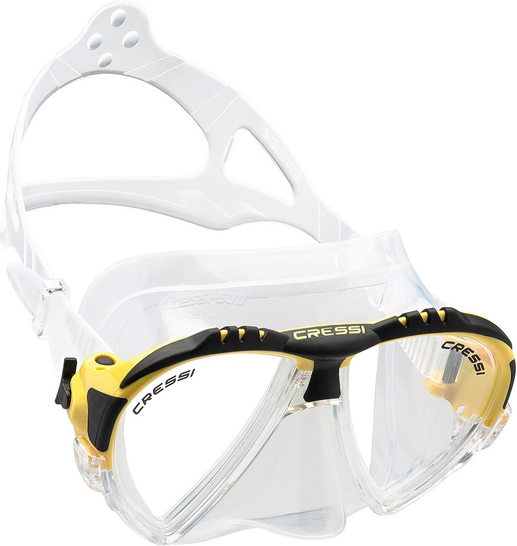 cressi mask yellow