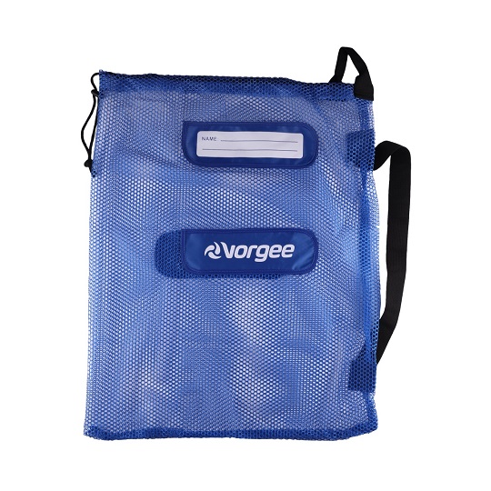 blue mesh bag