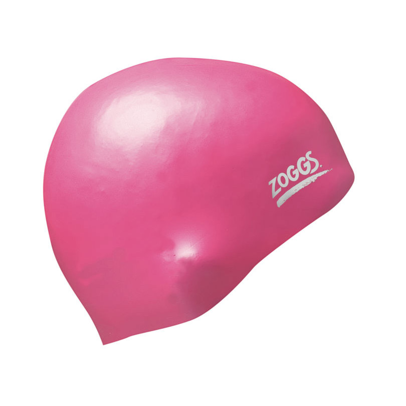zoggs swim cap pink