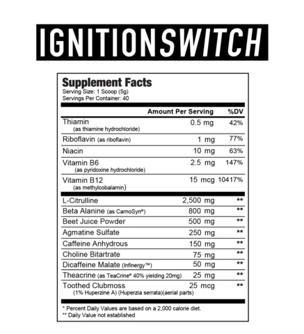 Ignition Switch Pre-Workout Image