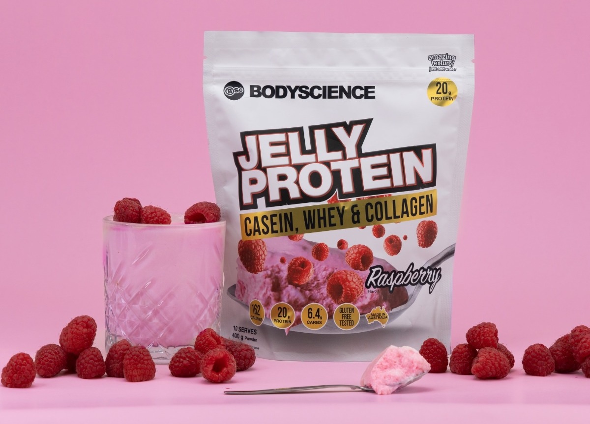 jelly protein raspberry