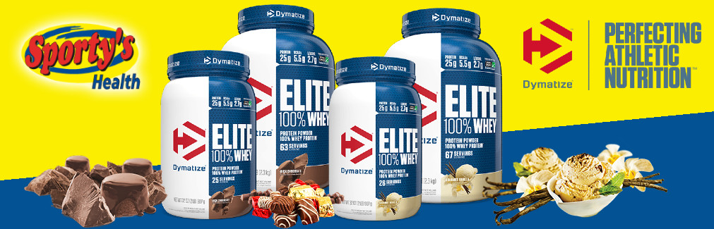 Dymatize Elite Protein Powder Banner