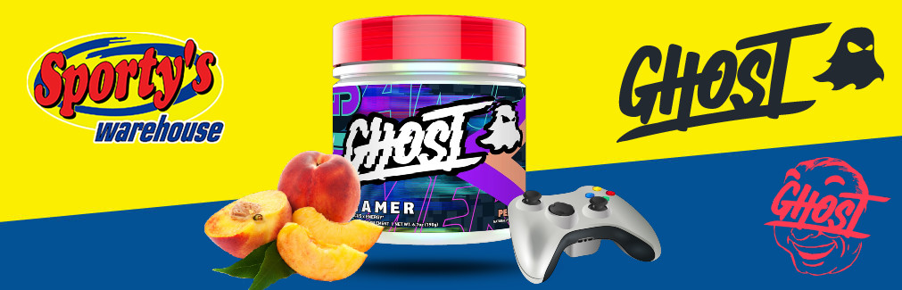 Ghost Gamer Banner Peach