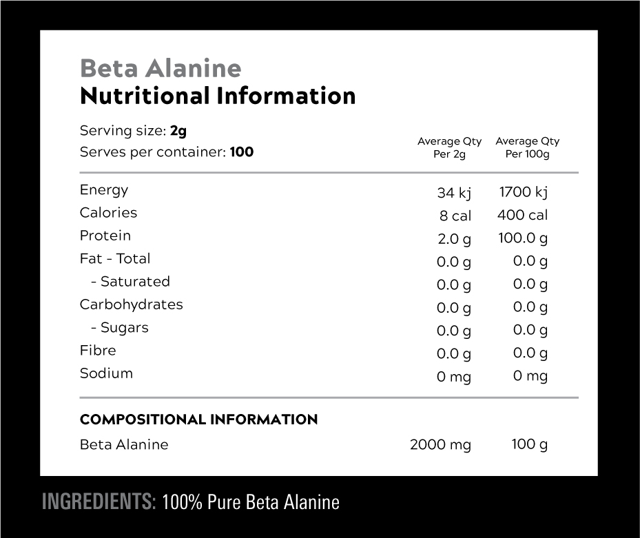 switch nutrition beta alanine