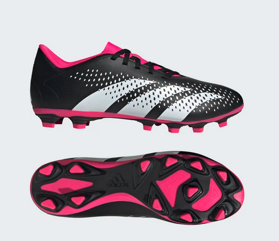 Adidas Predator Accuracy.4 FxG | Kids | Black White Pink