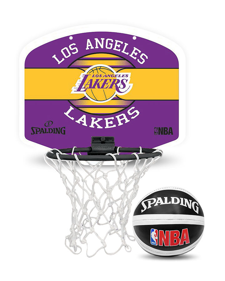 Spalding NBA Mini Backboard LA Lakers Set