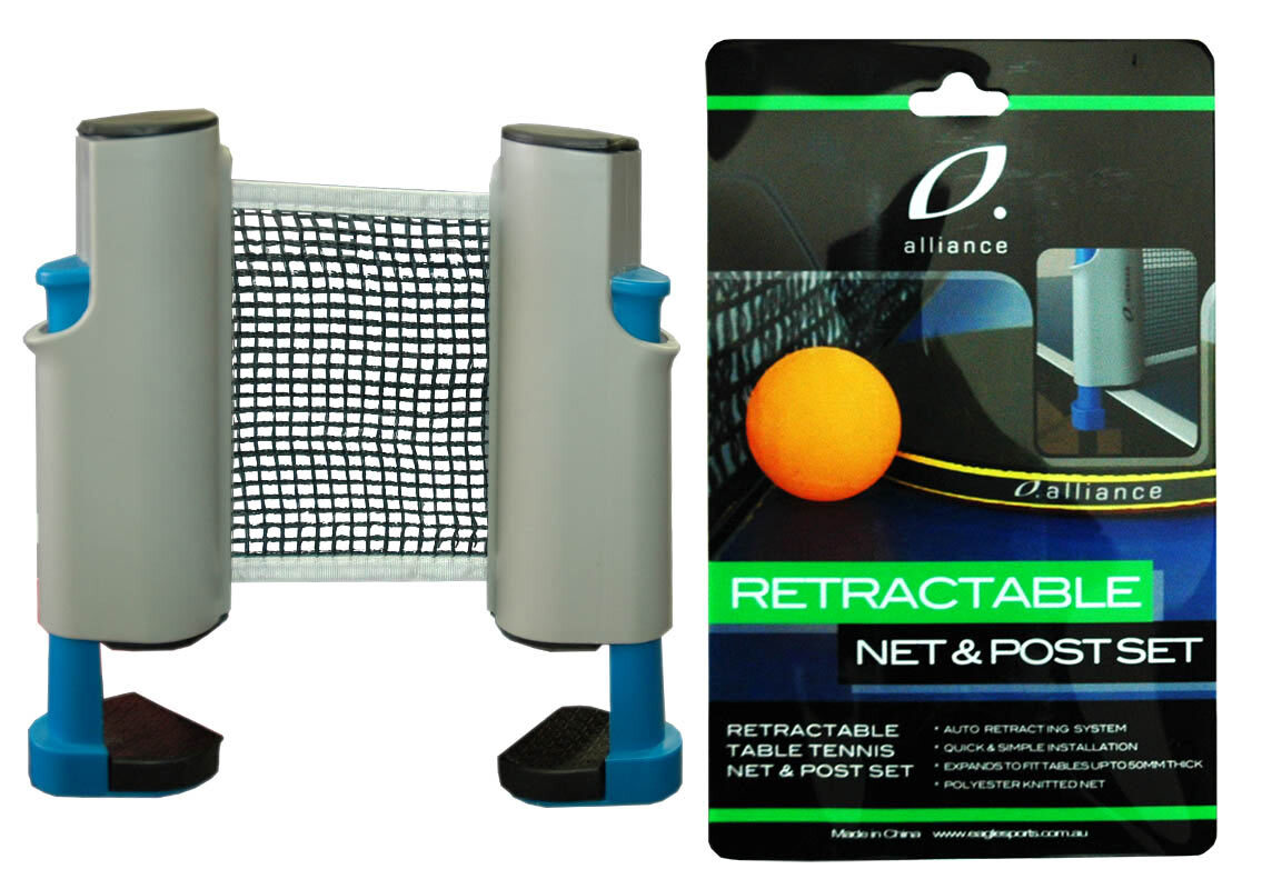 Alliance Table Tennis Retractable Net & Post Set