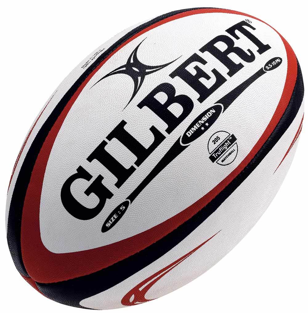 Gilbert Dimension Rugby Union Ball [Size: 5]
