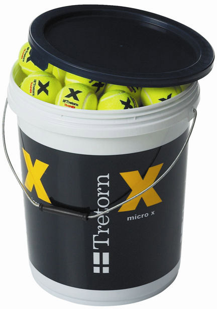 Tretorn Micro X Bucket of Tennis [72 Balls]