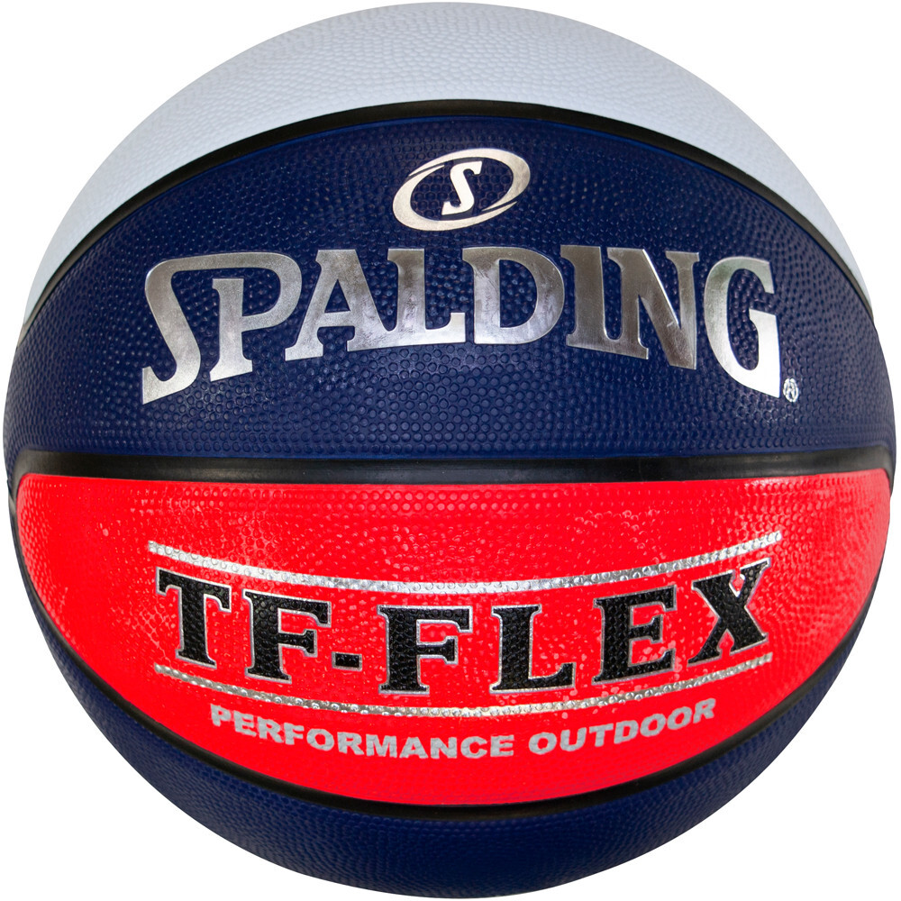 Spalding TF-Flex Outdoor Basketball [Colour: Red/White/Navy] [Size: 5]