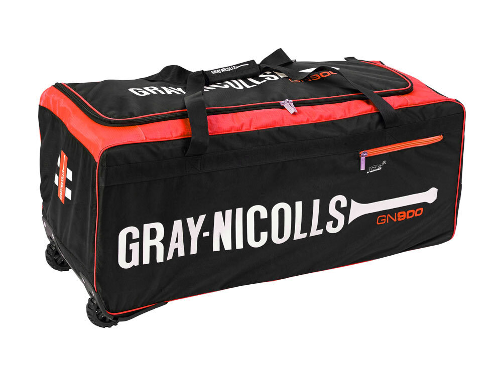 Gray Nicolls 900 Wheel Black/Red Cricket Bag