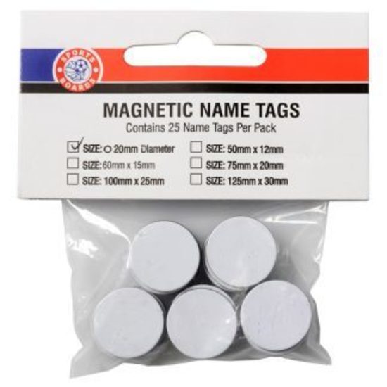 Sports Boards Magnet 20mm Diameter 25pk