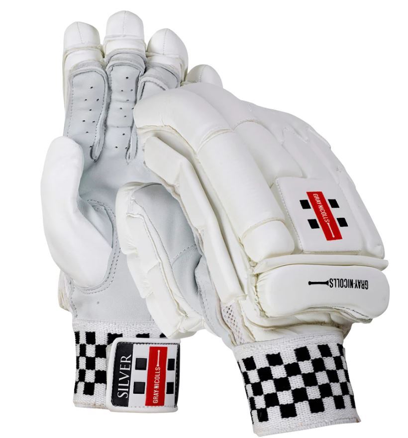 Gray Nicolls Silver Batting Gloves