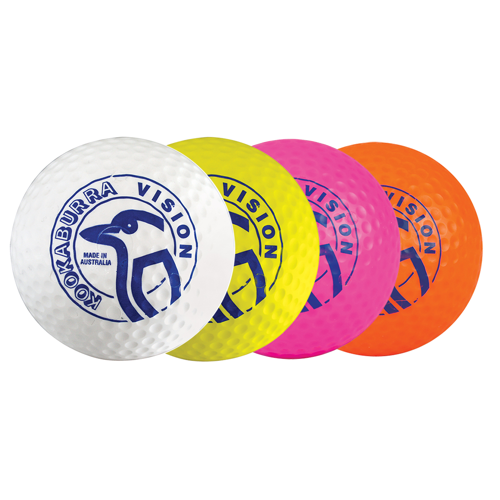 Kookaburra Dimple Vision Hockey Ball [Colour: White]