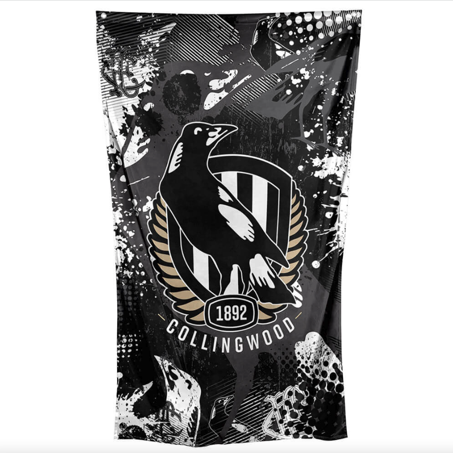 AFL Cape Flag Collingwood Magpies