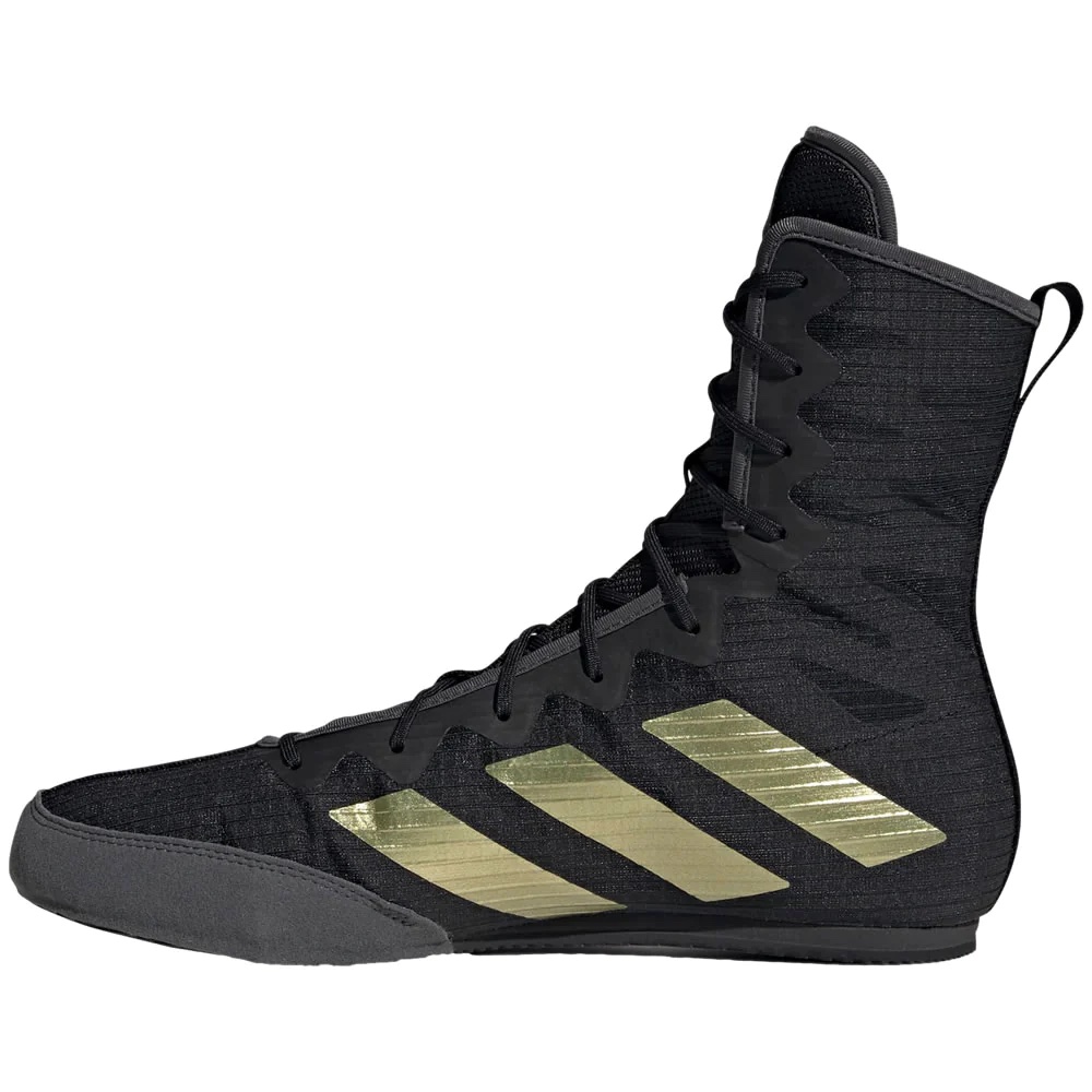 Adidas Box Hog 4 Boxing Boots Black/Gold