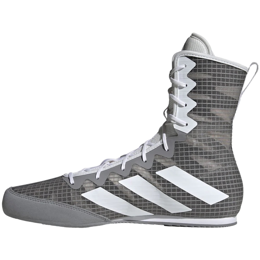 Adidas Box Hog 4 Boxing Boots Grey/White