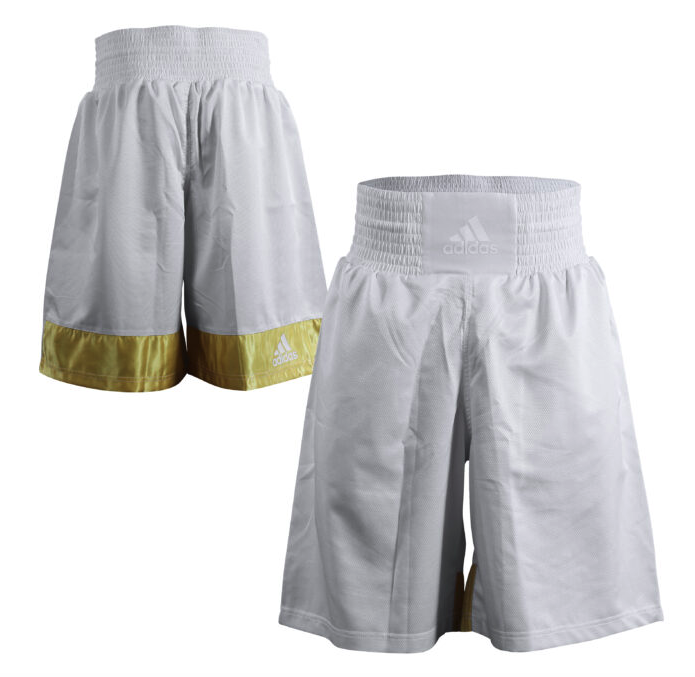 Adidas Pro Boxing Short - White Gold