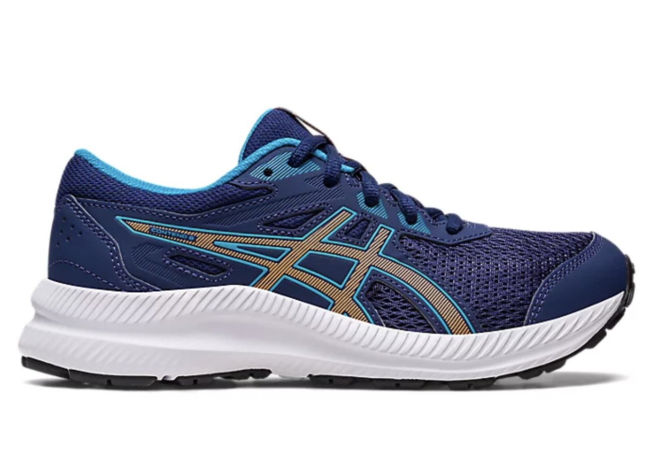 Asics Contend 8 GS | Kids | Indigo Blue Sun Peach