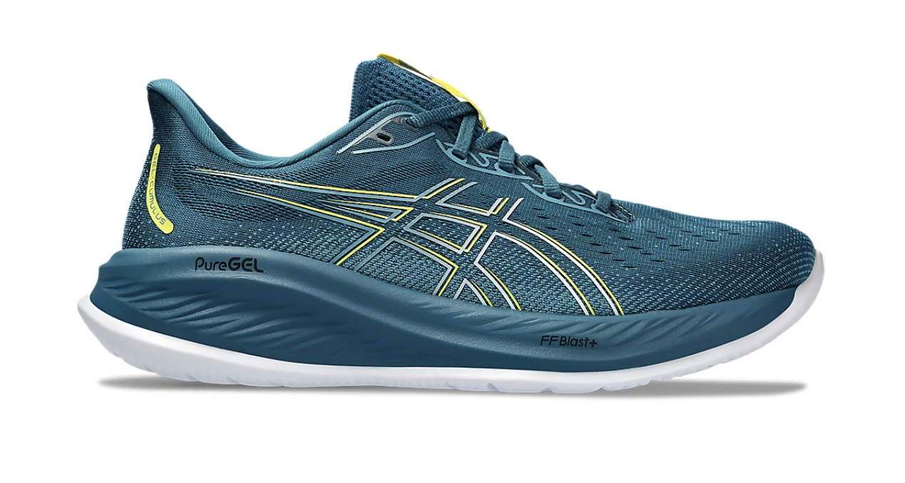 Asics Gel-Cumulus 26 | Mens| Evening Teal Bright Yellow