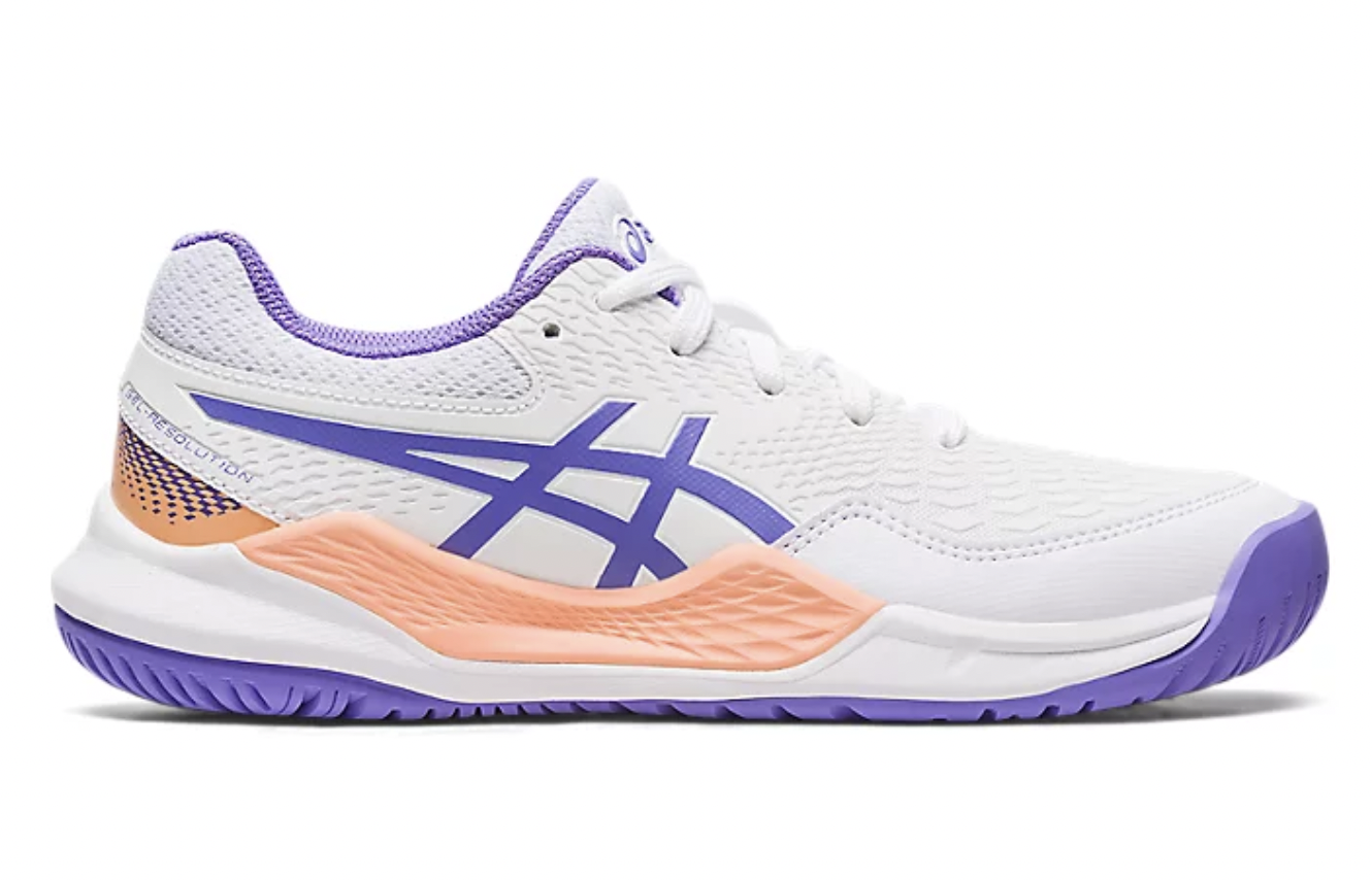 Asics Gel-Resolution 9 GS | Kids | White Amethyst