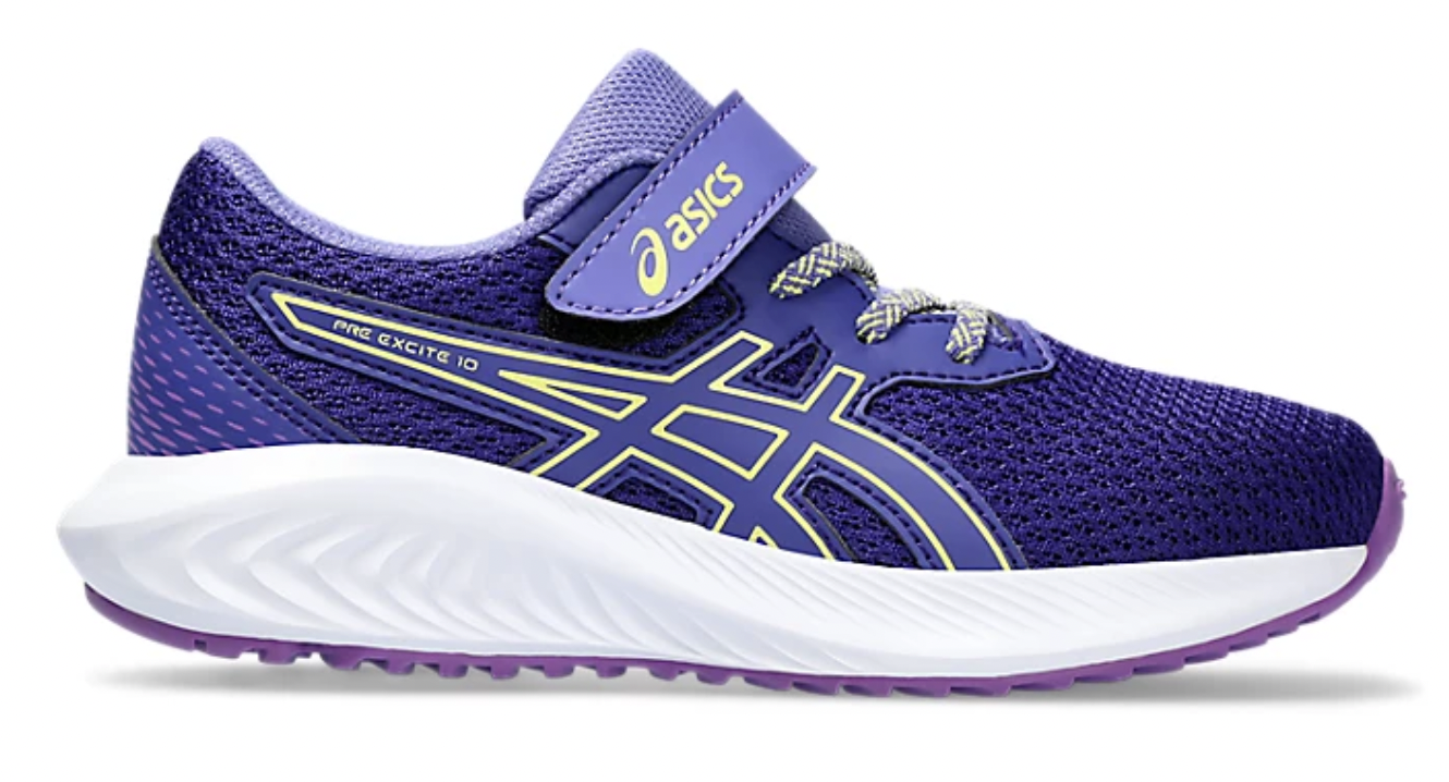 Asics Pre Excite 10 PS | Kids | Eggplant Glow Yellow