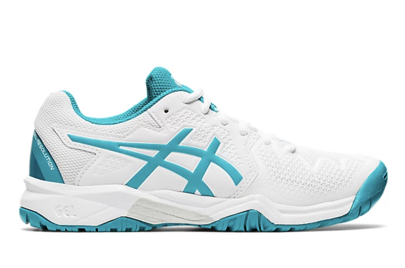 Asics Resolution 8 GS | Kids | White Lagoon