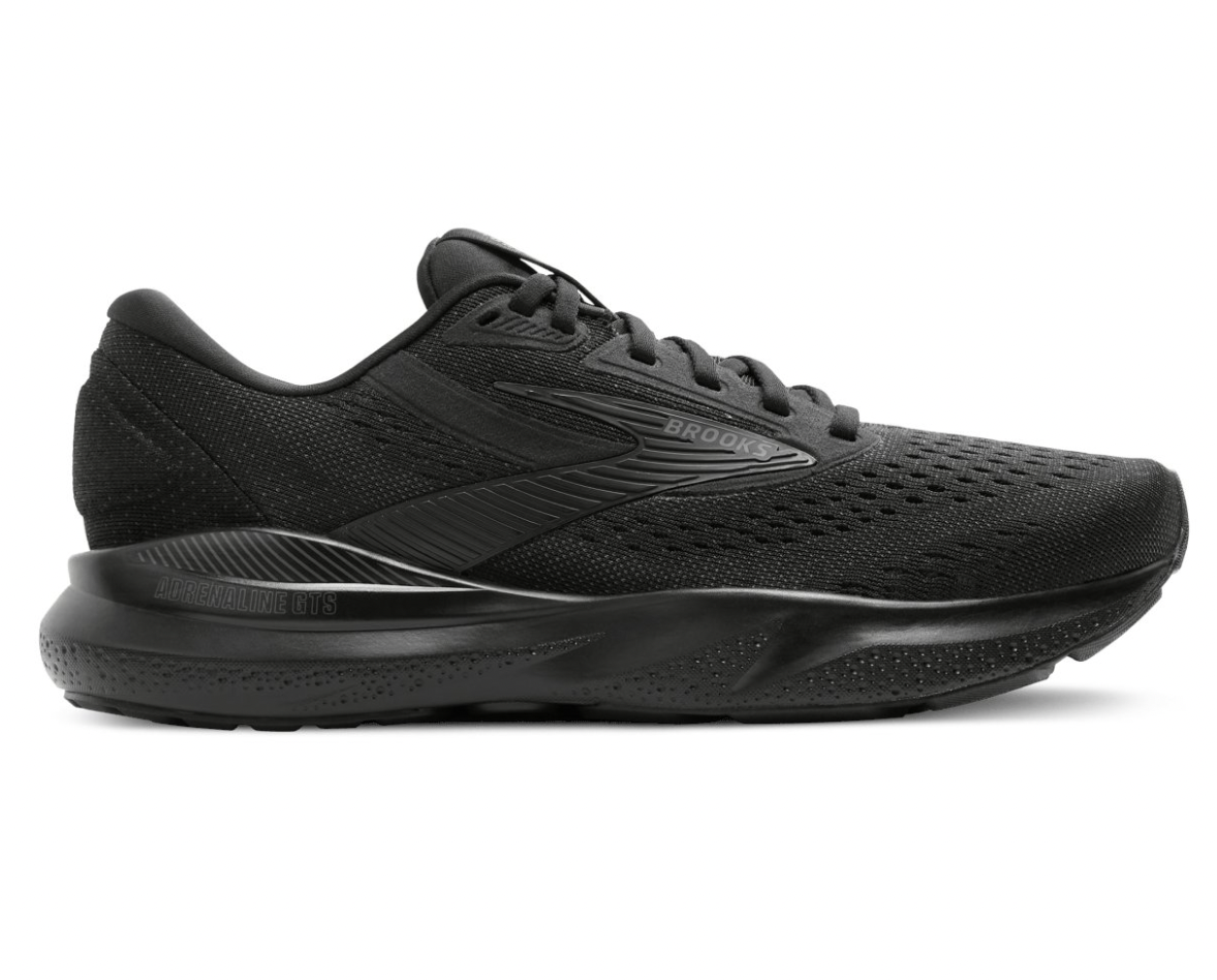 Brooks Adrenaline GTS 24 | Womens | Black Black Ebony Brooks Adrenaline GTS 24 | Womens | Black Black Ebony