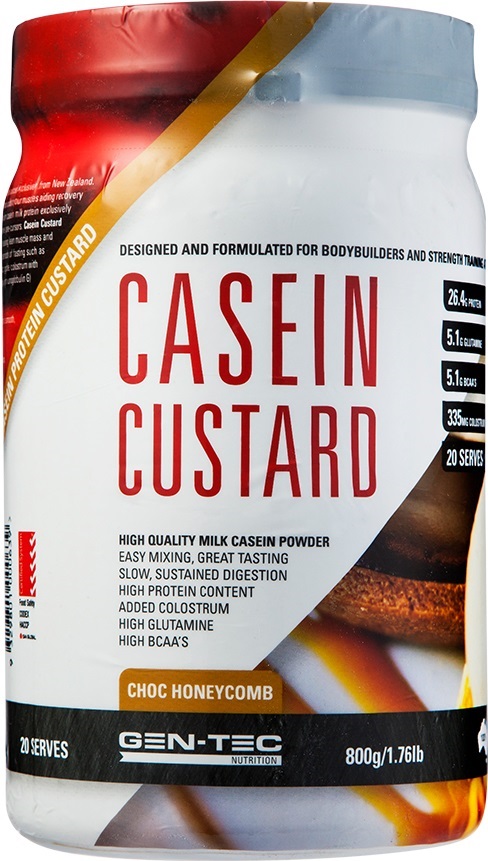 Gen-Tec Casein Protein Custard