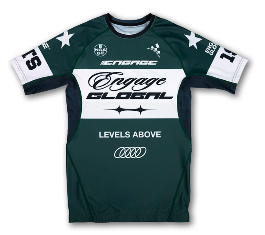 Engage Pit Crew (Eucalypt) Short Sleeve Rash Guard