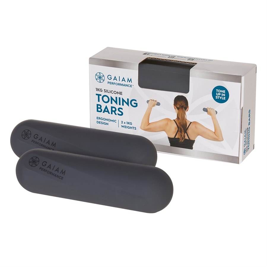 Gaiam Performance Silicone Weighted Toning Bars