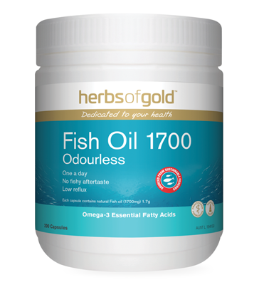 Herbs of Gold Fish Oil 1700 Odourless