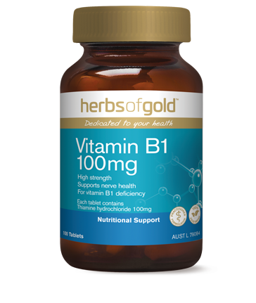 Herbs of Gold Vitamin B1 100mg