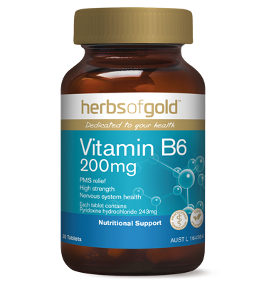 Herbs of Gold Vitamin B6 100mg