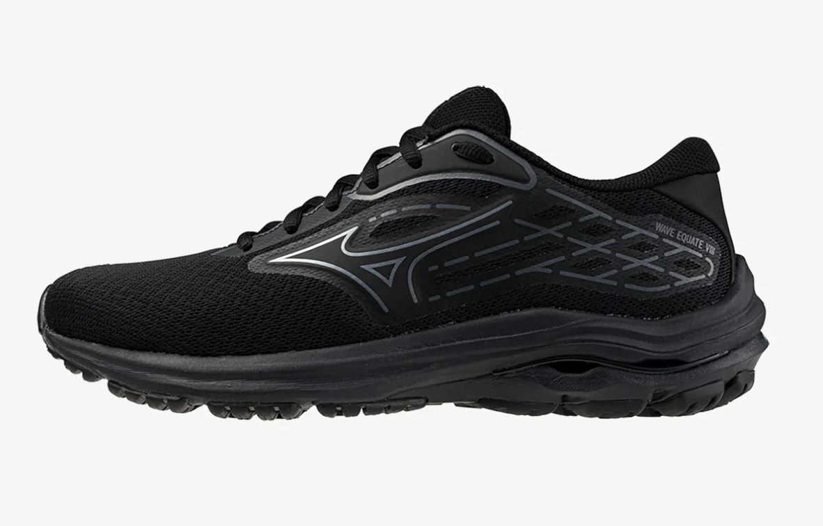 Mizuno Wave Equate 8 | Womens | Black Metallic Gray