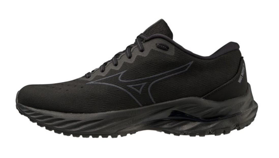 Mizuno Wave Inspire 19 SSW | Mens | Black Stormy Weather Ombre Blue