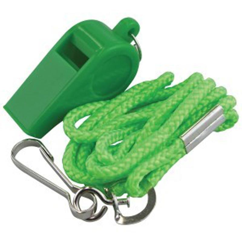 Madison Plastic Whistle with lanyard