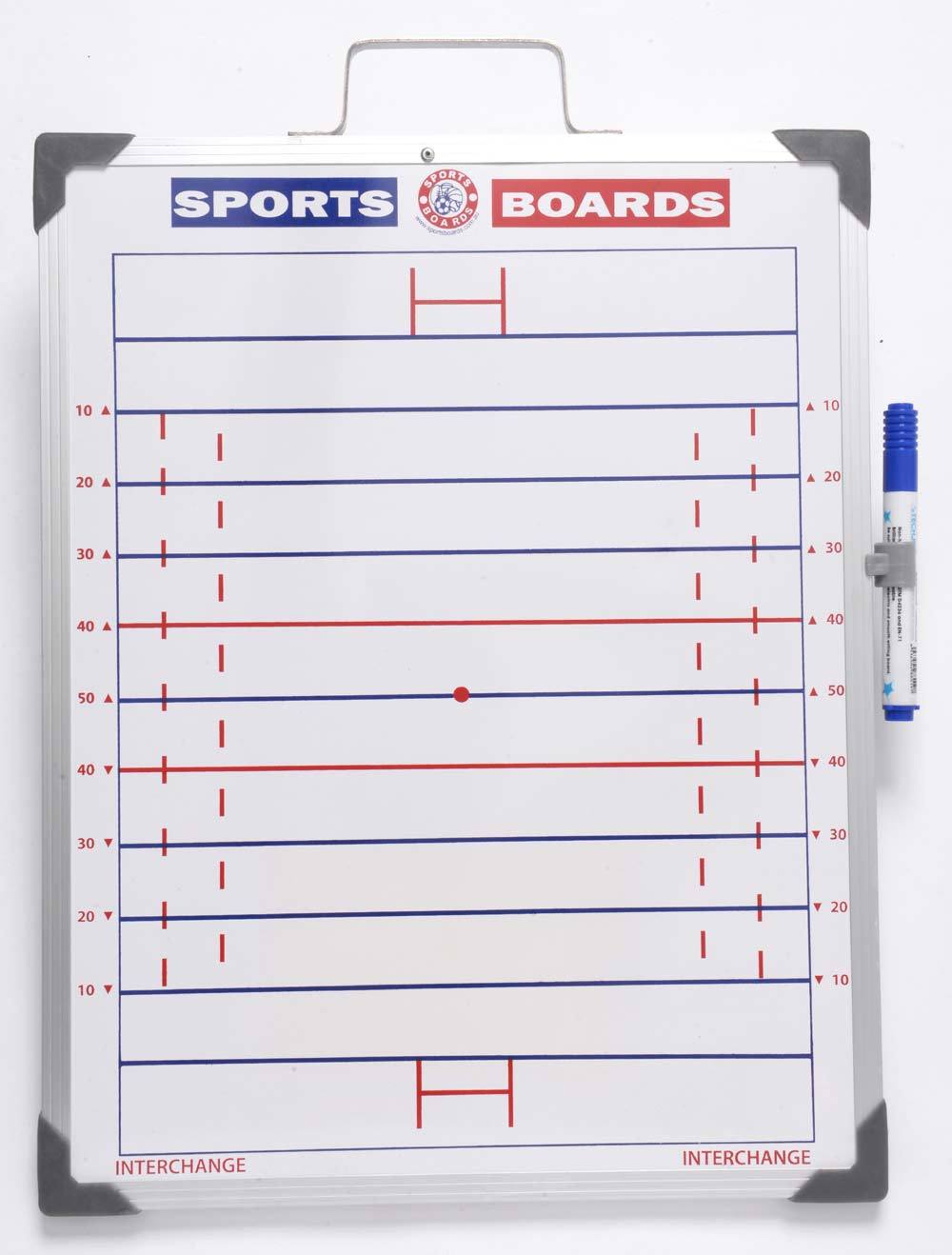 Whiteboards Rugby League Magnetic Sports Board