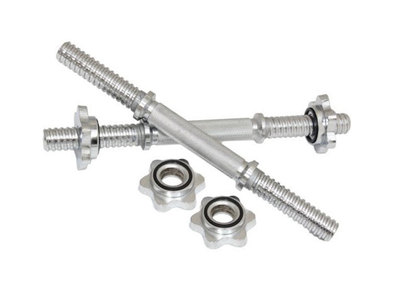 Standard Dumbbell Handles (pair) w/ Spin Lock Collars