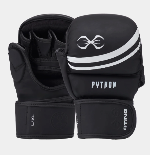 Sting Python MMA Sparring Gloves Black